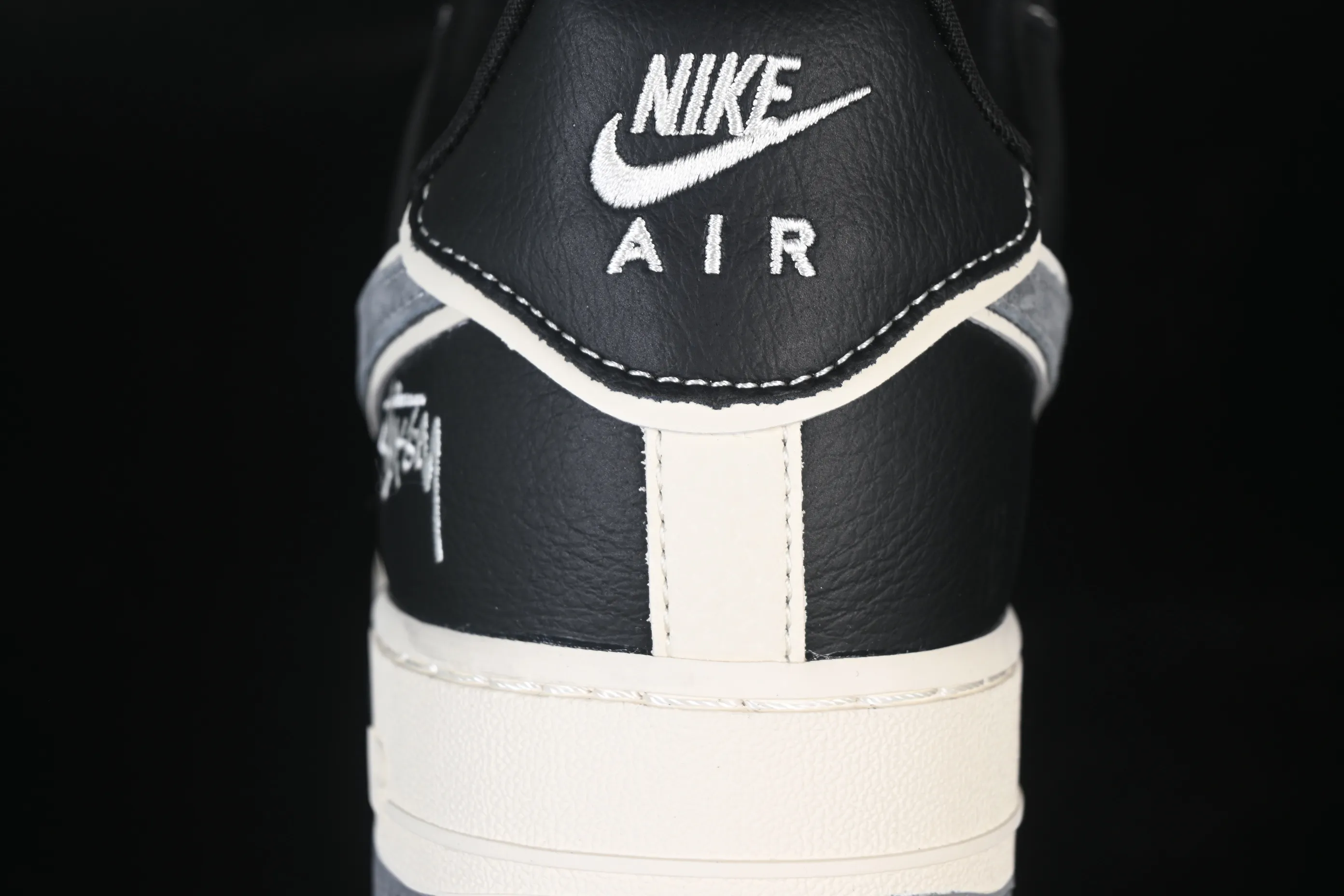 All categories Nk Air Force 1 Air Force series Nk Air Force 1 Low Air Force low-top Nike Air Force 1'07 Low Stusi co-branded beige gray black woven label Air Force 1 low-top casual sneakers DF0188-102